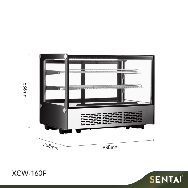 COUNTERTOP SQUARE SHAPE CAKE DISPLAY COOLER - Image 3