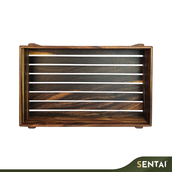 SENI BLACK WALNUT WOODEN CRATE - Image 7