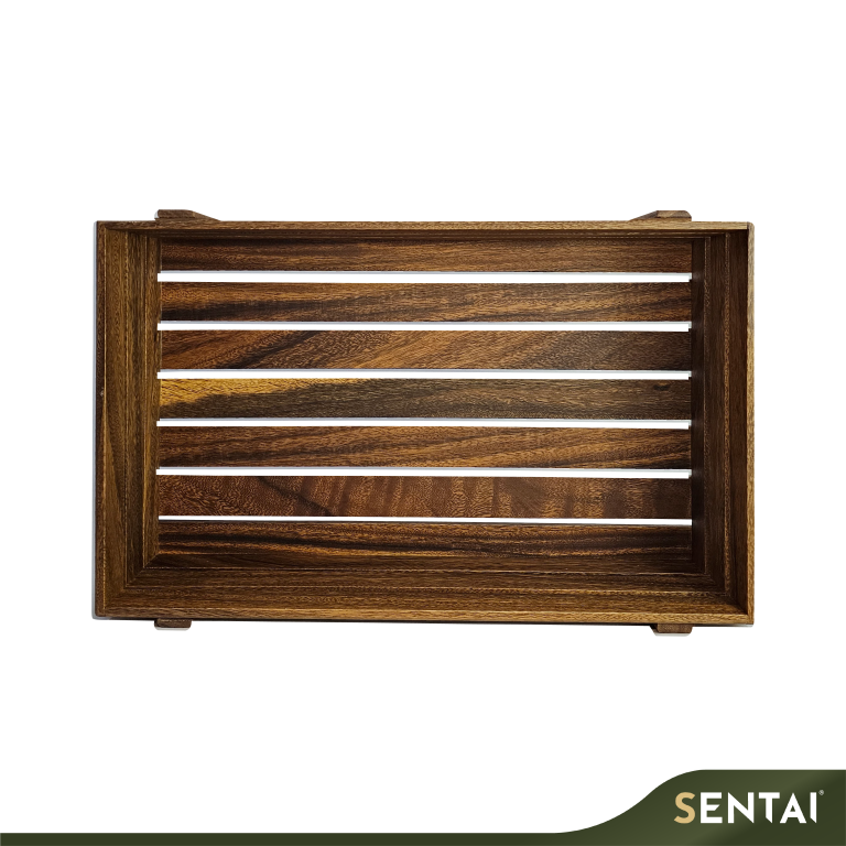SENI BLACK WALNUT WOODEN CRATE - Image 3