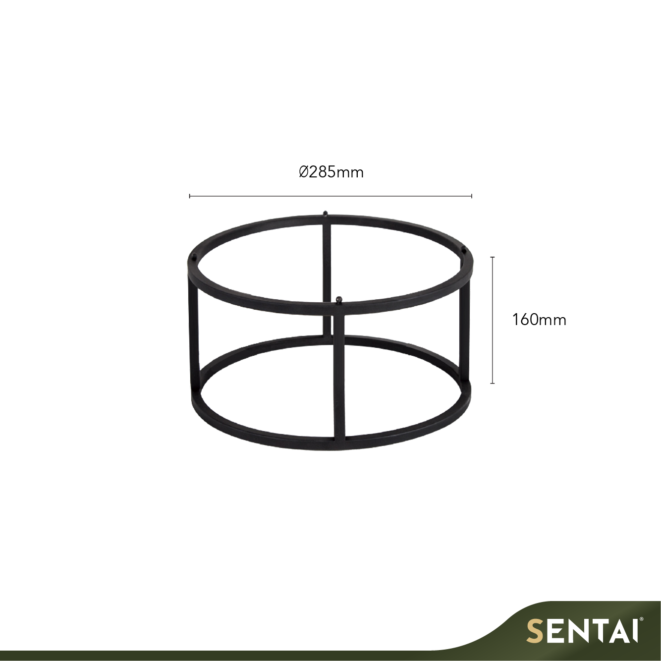 SENI MARBLEWOOD CHIC METAL STAND FOR ROUND DISPLAY SLAB - Image 8