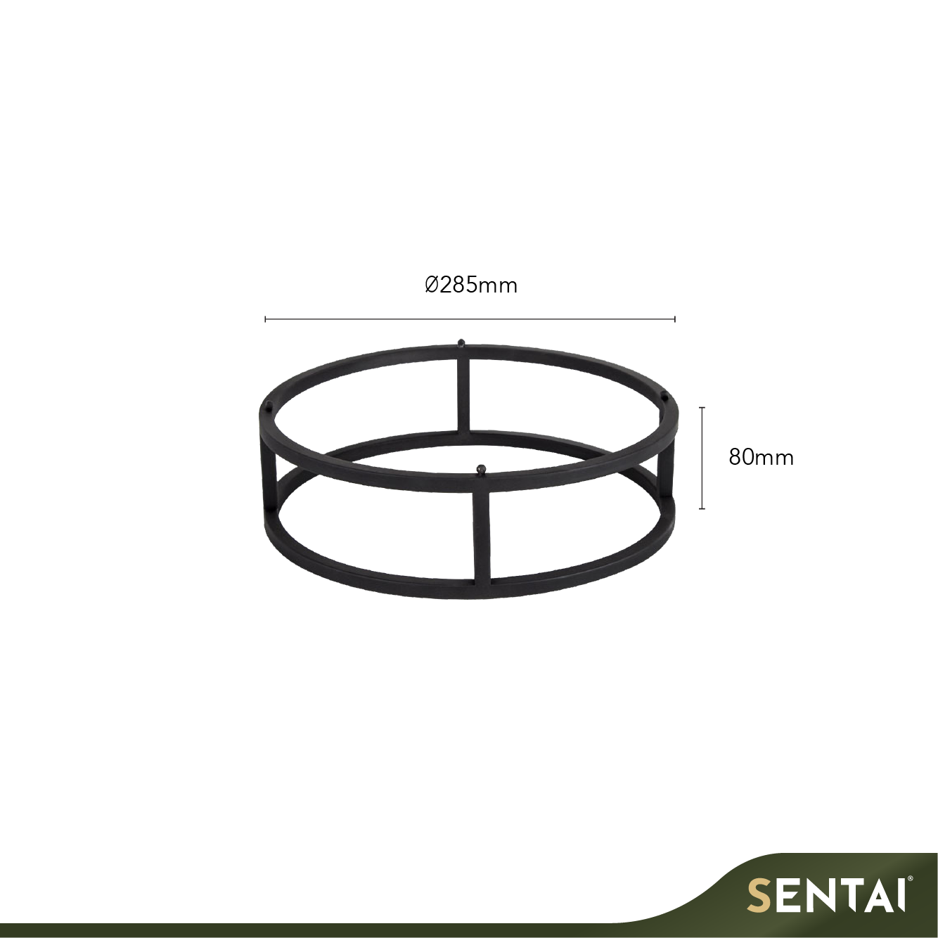 SENI MARBLEWOOD CHIC METAL STAND FOR ROUND DISPLAY SLAB - Image 6