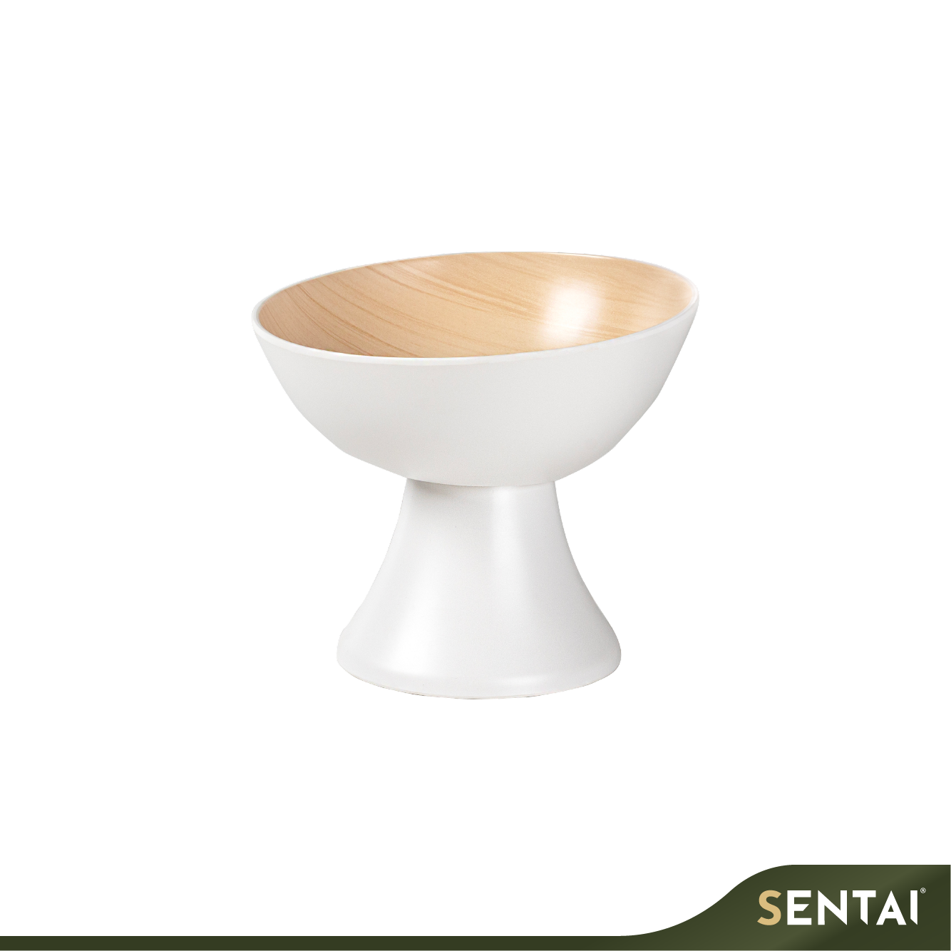 SENI URBAN ELEGANCE SERIES ROUND SALAD BOWL WITH STAND - Image 4