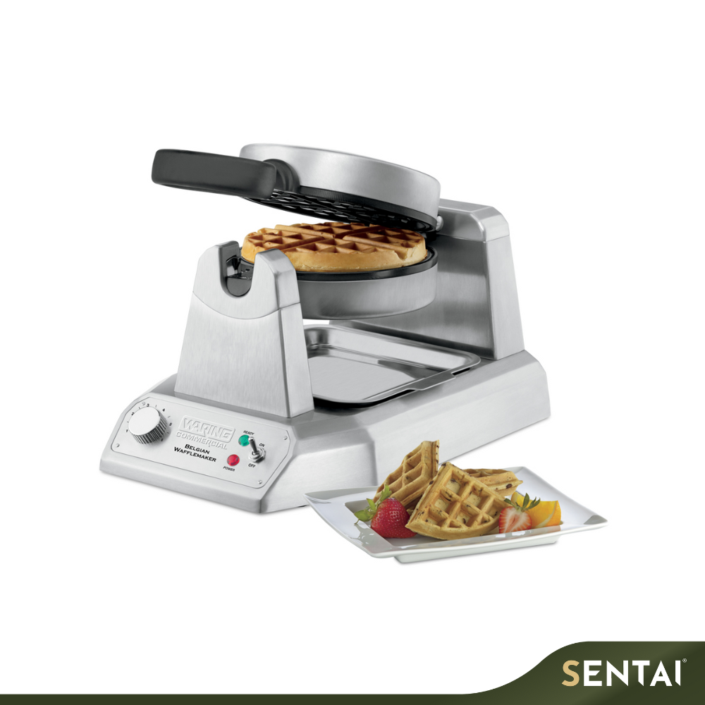 WARING SINGLE BELGIAN WAFFLE MAKER WITH SERVICEABLE PLATES – WW180X - Image 2