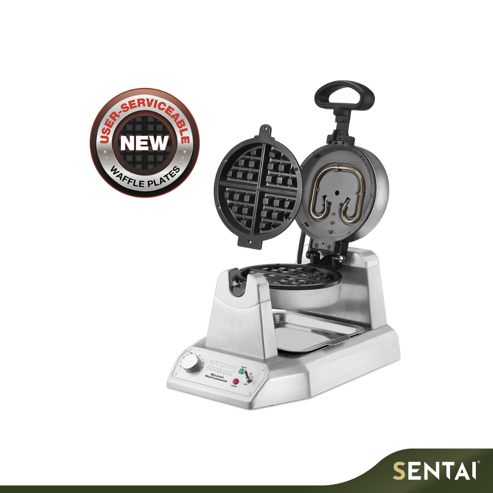 WARING SINGLE BELGIAN WAFFLE MAKER WITH SERVICEABLE PLATES – WW180X - Image 3