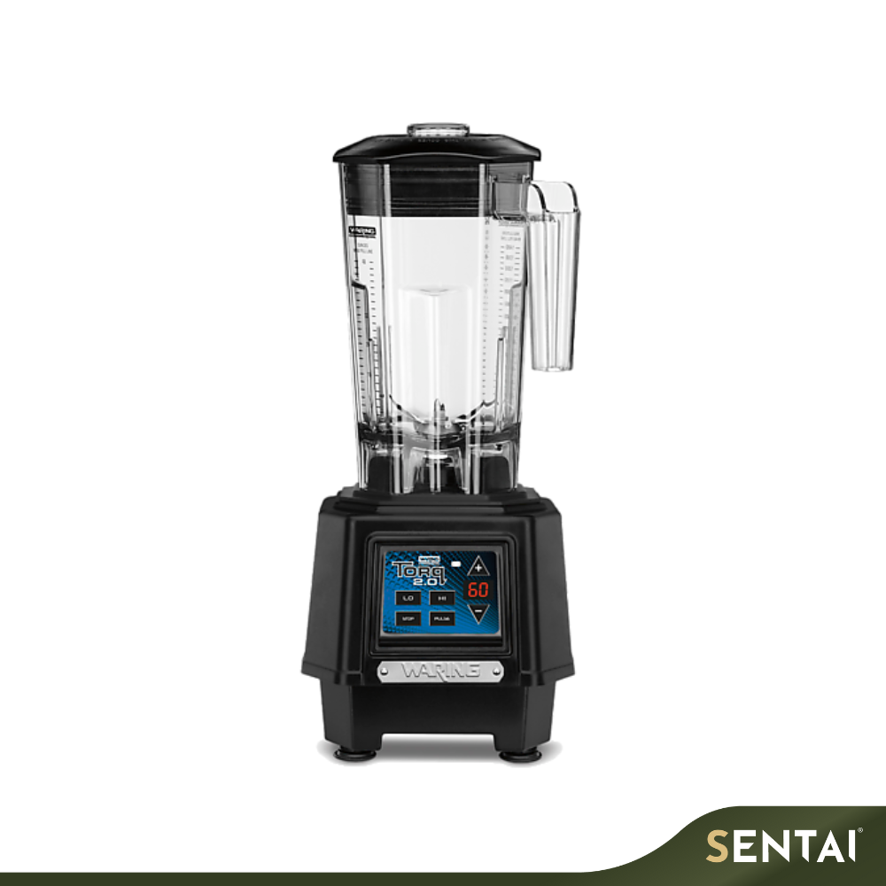 WARING TORQ 2.0 BLENDER WITH ELECTRONIC TOUCHPAD CONTROLS AND TIMER - TBB160