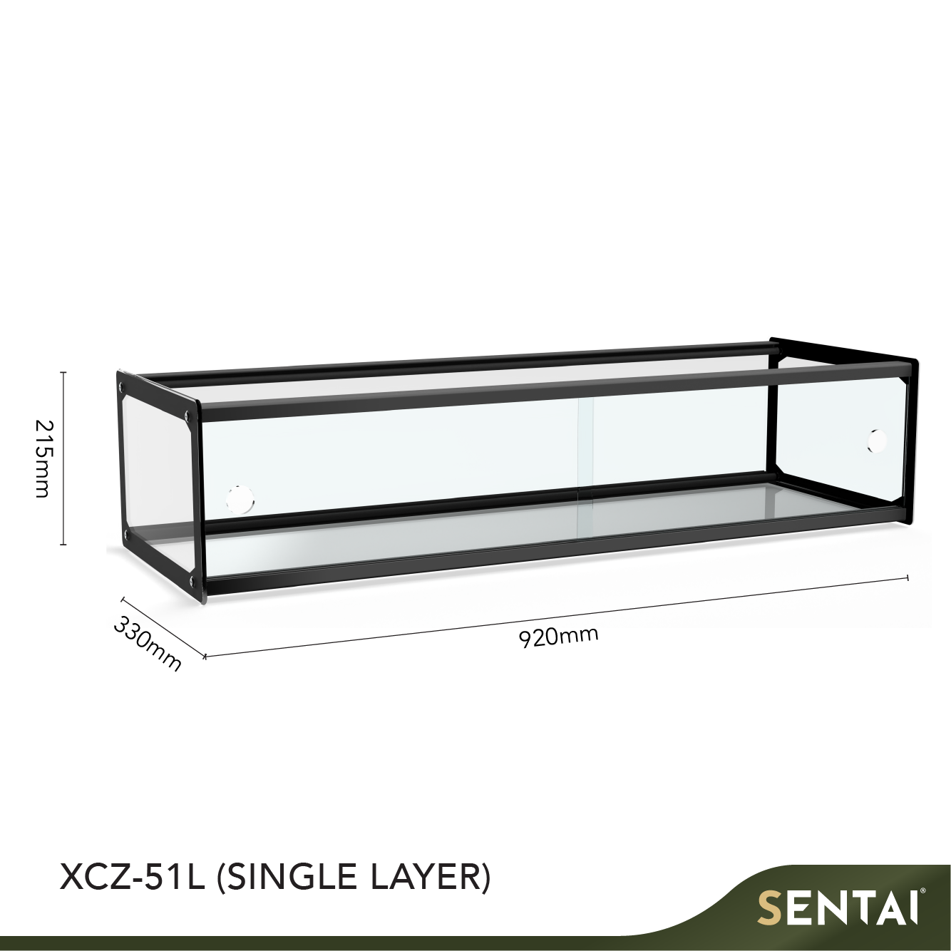 COUNTERTOP BLACK FRAME CUBE AMBIENT SHOWCASE - Image 4