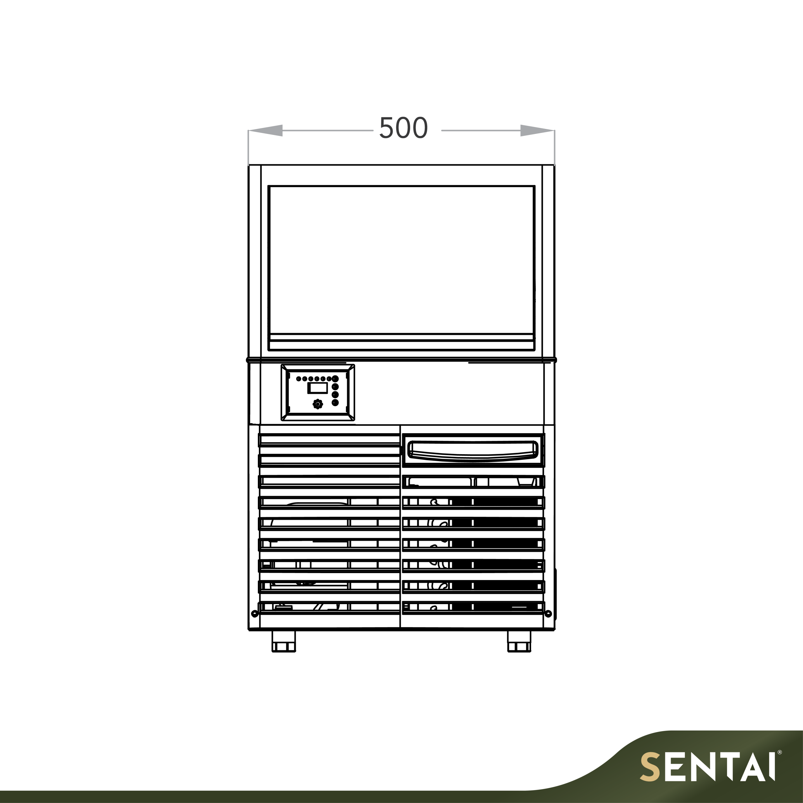 SECCO VERTICAL ICE CUBE MAKER SK-120P# - Image 4