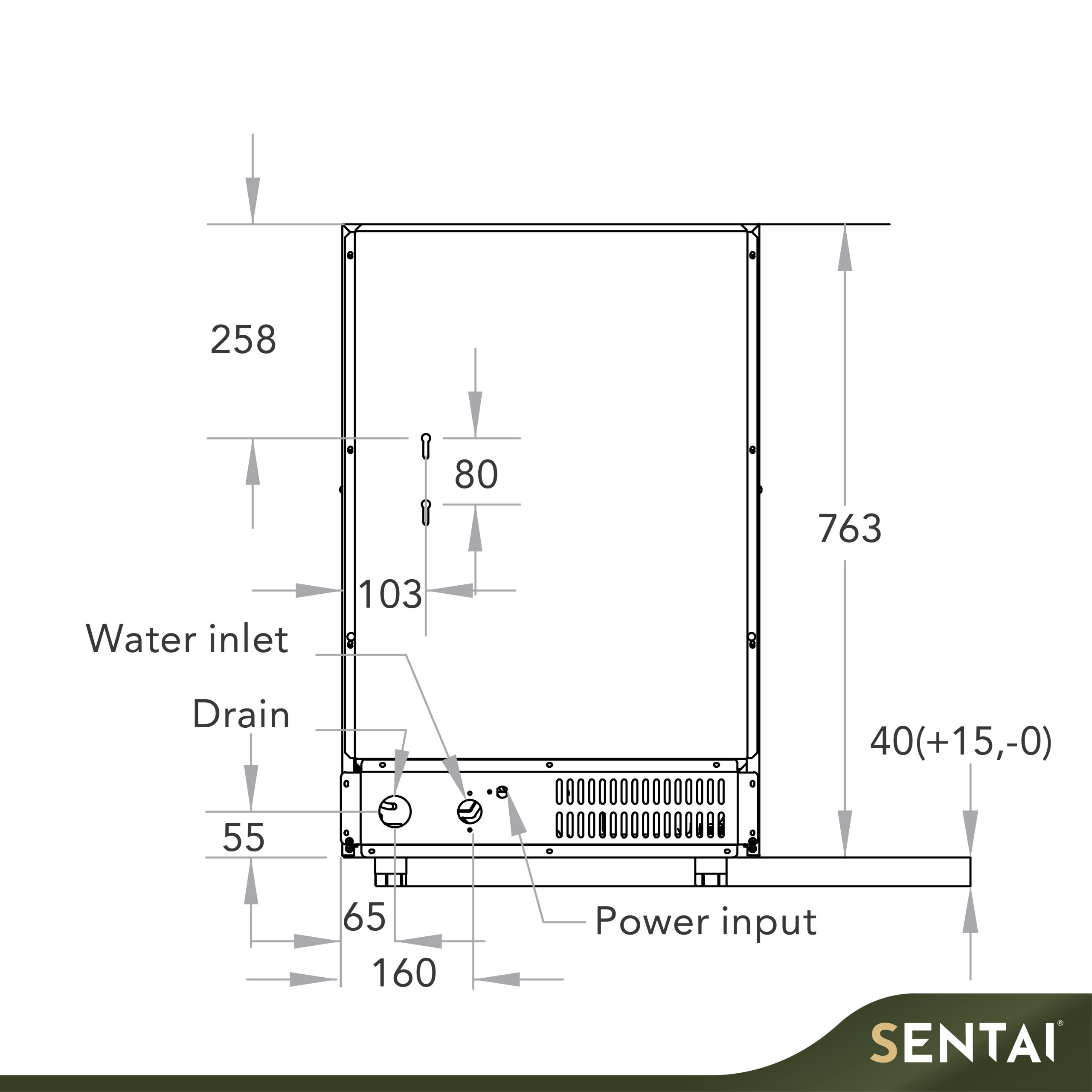 SECCO VERTICAL ICE CUBE MAKER SK-120P# - Image 6