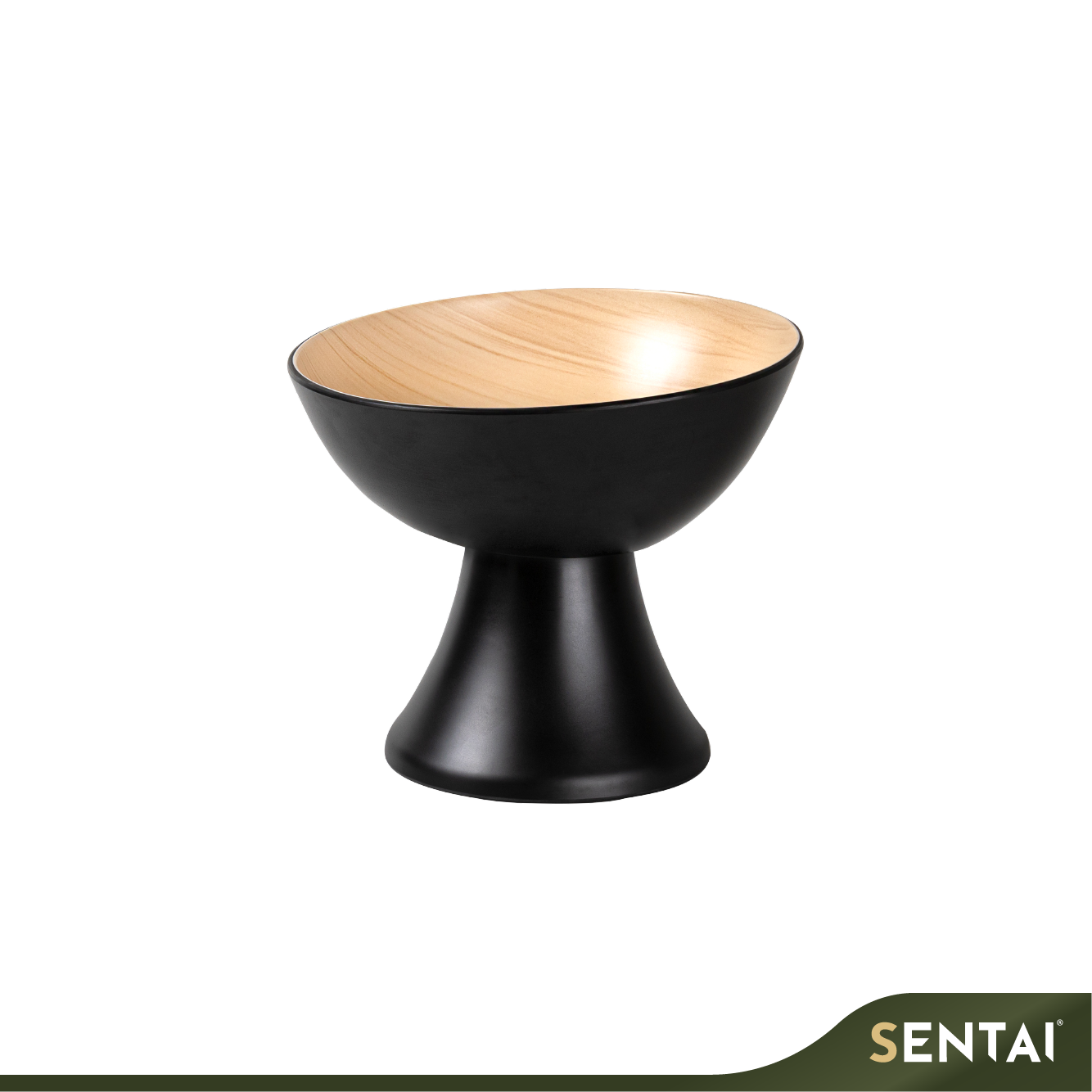 SENI URBAN ELEGANCE SERIES ROUND SALAD BOWL WITH STAND - Image 3